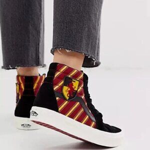 Vans Sk8-HiHarry Potter Gryffindor High Top Shoes Suede Black Red 5.5 Sneakers